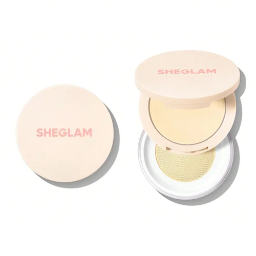 پودر فیکس دو منظوره شیگلم مدل بلورینگ و لیفت رنگ Banana^