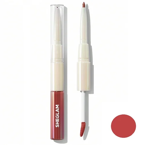 رژلب مایع و خط لب شیگلم رنگ Judgey Much^