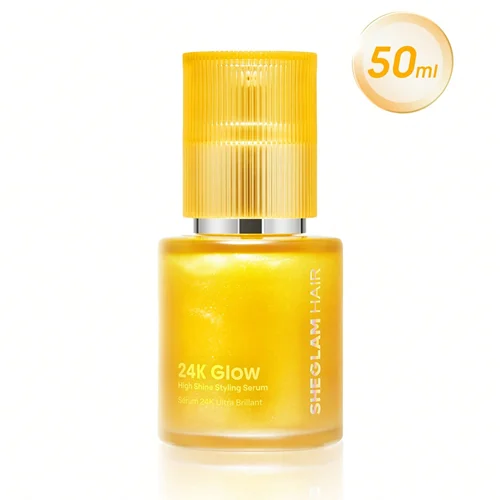 سرم براق کننده و محافظت کننده در برابر حرارت شیگلم مدل 24K Glow^
