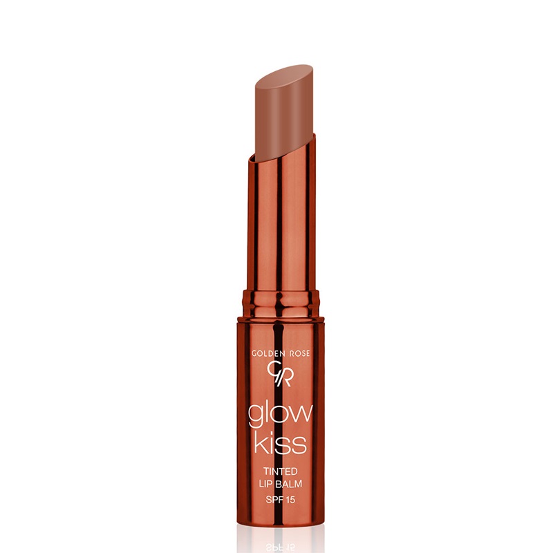 بالم لب رنگی گلدن رز مدل Glow Kiss شماره 06 رنگ Choco Cake