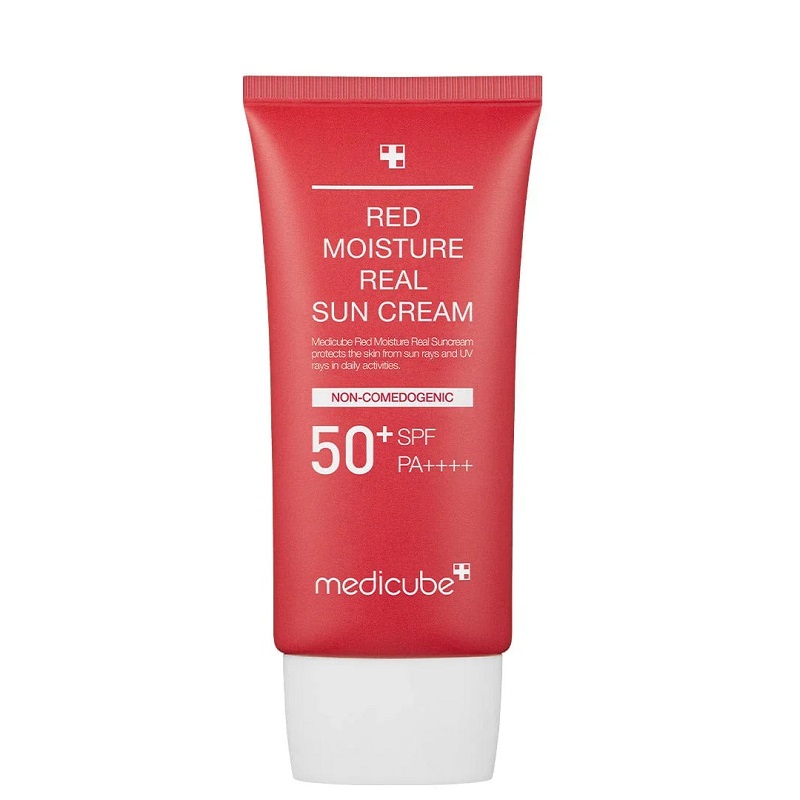 ضدآفتاب آبرسان و تسکین دهنده مدیکیوب SPF50 حجم 50 میلی لیتر^