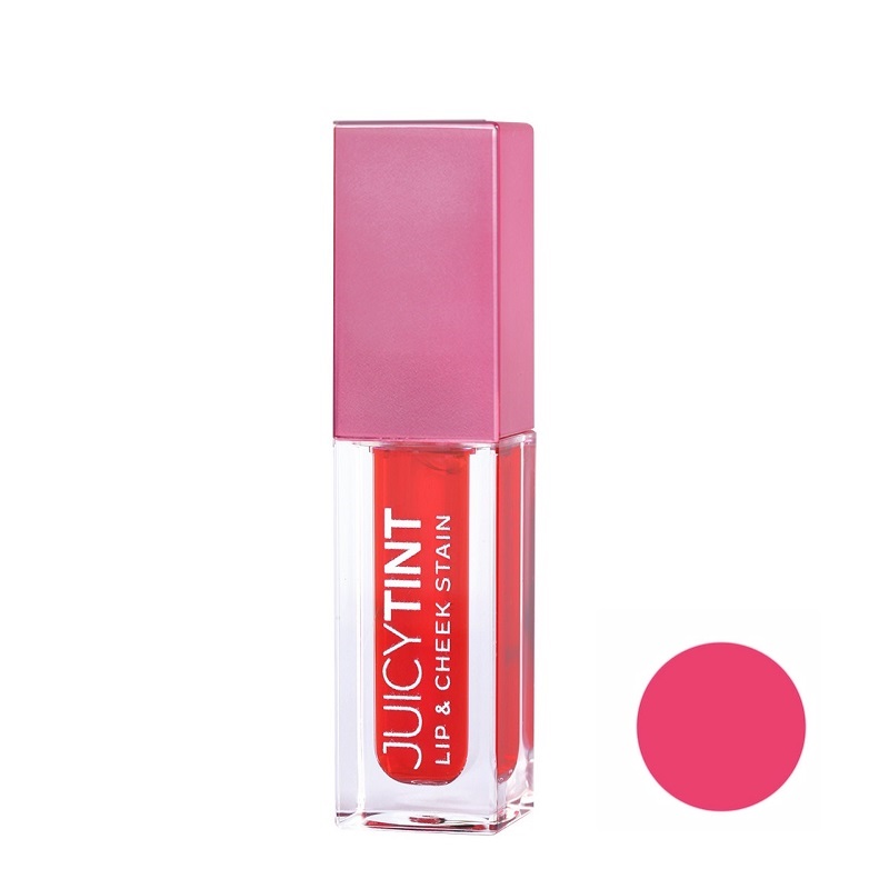تینت لب و گونه گلدن رز مدل جویسی شماره 02 رنگ Pink Crush