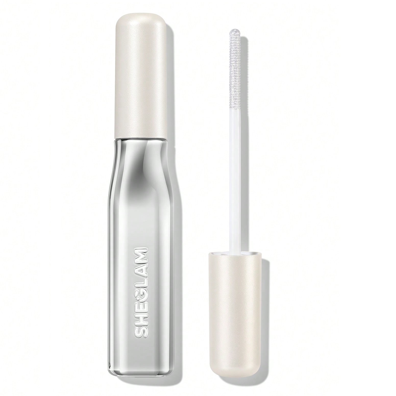 ریمل گلیتر مژه و ابرو شیگلم رنگ نقره ای