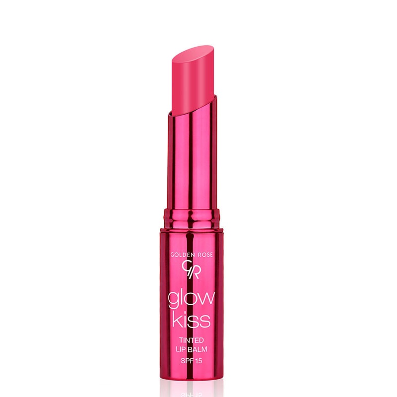 بالم لب رنگی گلدن رز مدل Glow Kiss شماره 03 رنگ Berry Pink